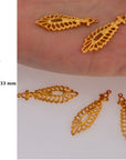24K Gold Vermeil Chandelier Component for Earring, Pendants, 925 Sterling SilverChandelier Connectors, Jewelry Findings, SV1