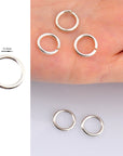 925 Sterling Silver High Quality Open Jump Rings, Solid Sterling Silver thick Open Rings, Jewelry Supplies, Findings, M68A-E
