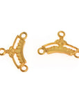 24K Gold Vermeil Chandelier Component for Earring, Pendants, 925 Sterling Silver Chandelier Connectors, Jewelry Findings, S18V