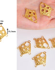 925 Sterling Silver & 24K Gold Vermeil Chandelier Component for Earring, Pendant, Chandelier Connector, Jewelry Finding, SV43/S43