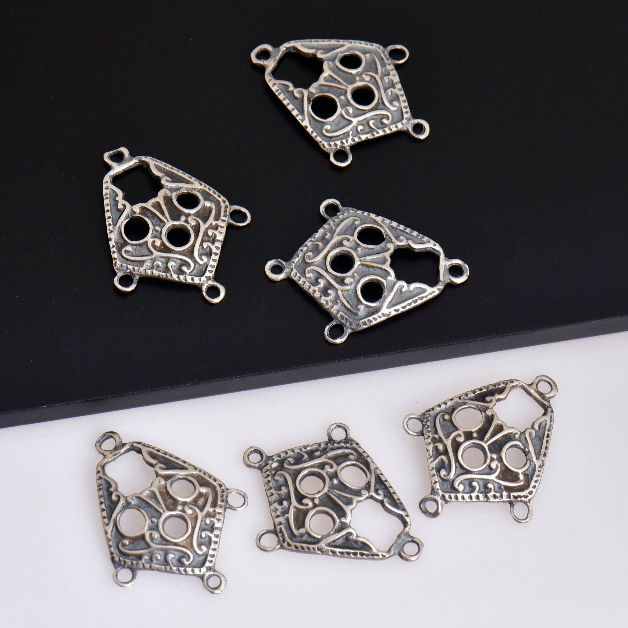 925 Sterling Silver & 24K Gold Vermeil Chandelier Component for Earring, Pendant, Chandelier Connector, Jewelry Finding, SV43/S43