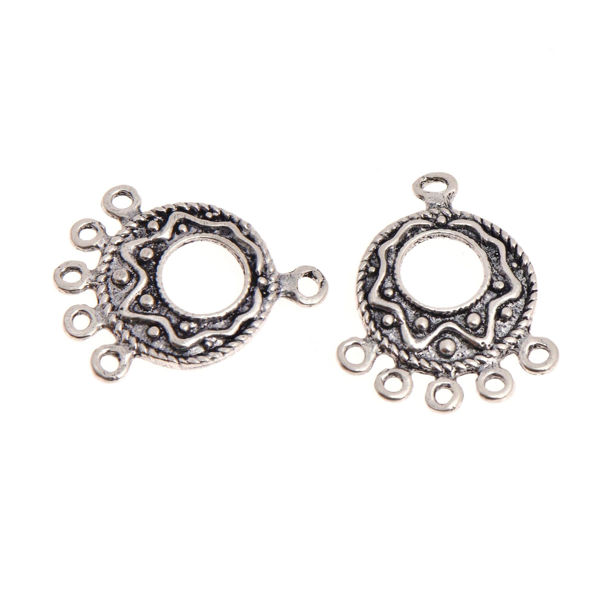 925 Sterling Silver Chandelier Component for Earring, Pendants, Solid Silver Chandelier Connectors, Chandelier Shape Jewelry Findings, S45