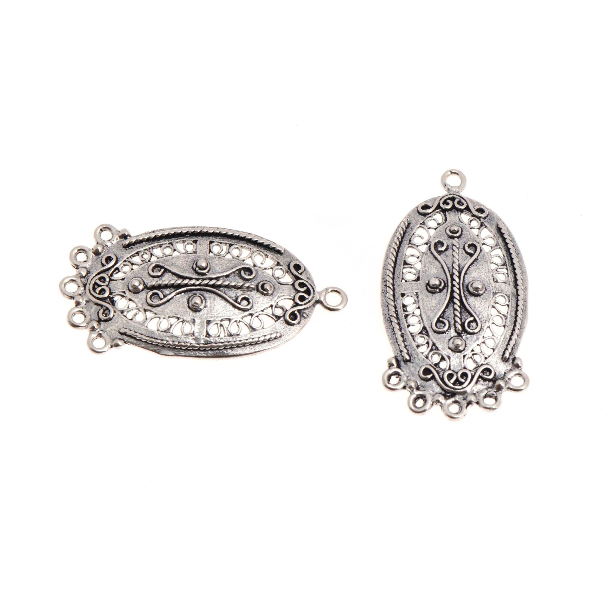 925 Sterling Silver Chandelier Component for Earring, Pendants, Solid Silver Chandelier Connectors, Chandelier Shape Jewelry Findings, S46