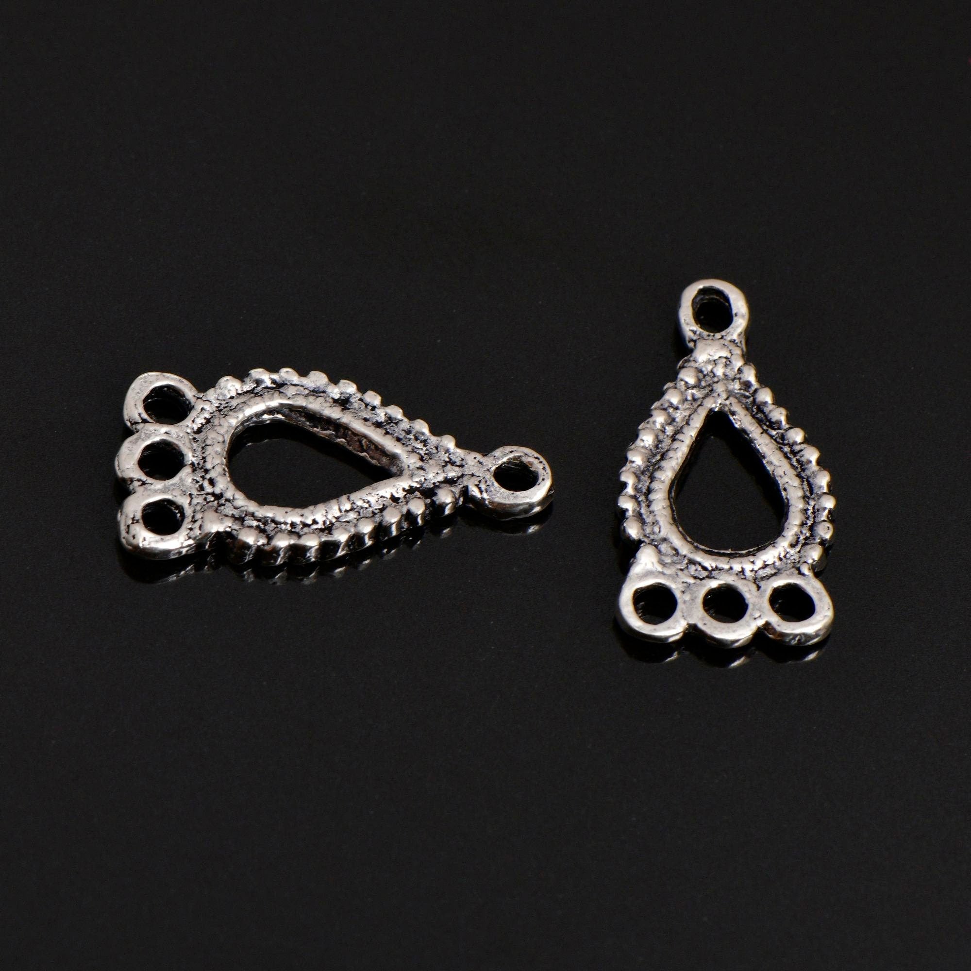 925 Sterling Silver Chandelier Component for Earring, Pendants, Solid Silver Chandelier Connectors, Chandelier Shape Jewelry Findings, S47