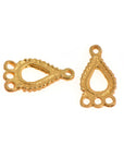 24K Gold Vermeil Chandelier Earring Component, Pendants, Gold Plated 925 Sterling Silver Chandelier Connectors, Jewelry Findings, S47V