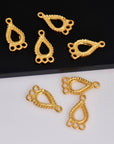 925 Sterling Silver & 24K Gold Vermeil Chandelier Component for Earring, Pendant, Chandelier Connector, Jewelry Finding, SV47/S47