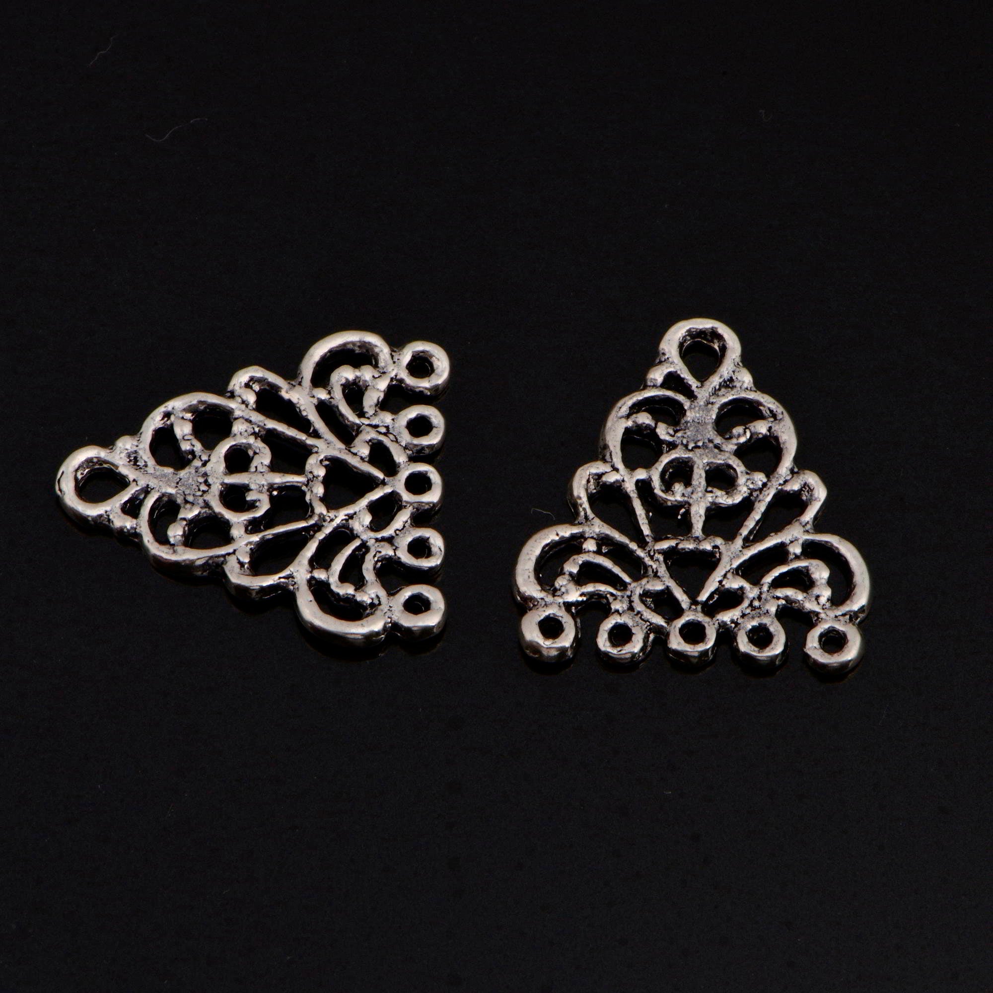 925 Sterling Silver Chandelier Component for Earring, Pendants, Solid Silver Chandelier Connectors, Chandelier Shape Jewelry Findings, S49