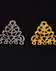 925 Sterling Silver & 24K Gold Vermeil Chandelier Component for Earring, Pendant, Chandelier Connector, Jewelry Finding, SV49/S49