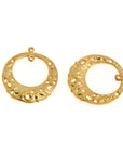 24K Gold Vermeil Chandelier Earring Component, Pendants, Gold Plated 925 Sterling Silver Chandelier Connectors, Jewelry Findings, S53V