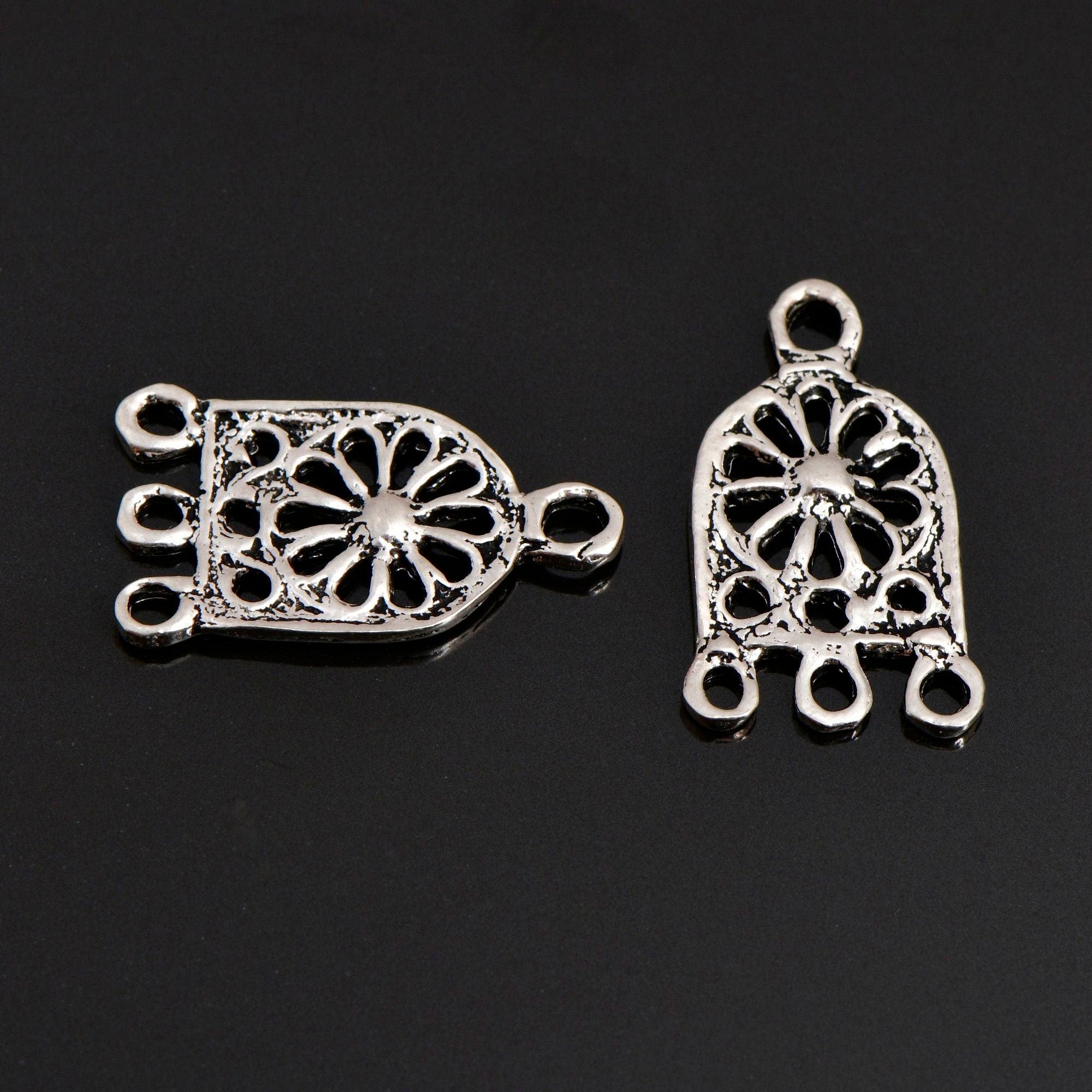 925 Sterling Silver Chandelier Component for Earring, Pendants, Solid Silver Chandelier Connectors, Chandelier Shape Jewelry Findings, S56