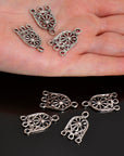 925 Sterling Silver Chandelier Component for Earring, Pendants, Solid Silver Chandelier Connectors, Chandelier Shape Jewelry Findings, S56