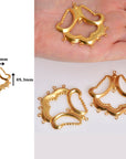 925 Sterling Silver & 24K Gold Vermeil Chandelier Component for Earring, Pendant, Chandelier Connector, Jewelry Finding, SV50/S50