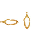 24K Gold Vermeil Chandelier Component for Earring, Pendants, 925 Sterling Silver Chandelier Connectors, Jewelry Findings, SV2