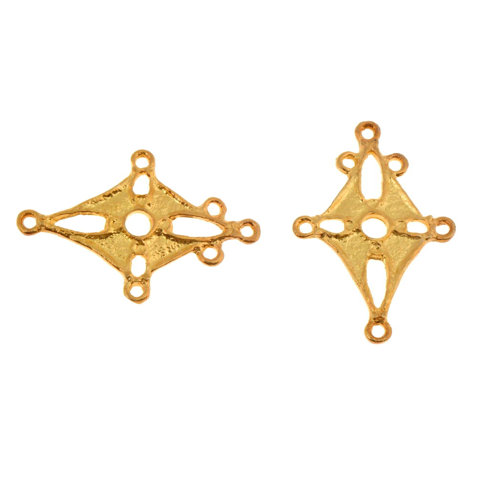 925 Sterling Silver Chandelier Component for Earring, Pendants, 24K Gold Vermeil Chandelier Connectors, Jewelry Findings, S3V