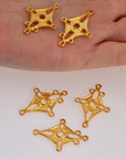 925 Sterling Silver & 24K Gold Vermeil Chandelier Component for Earring, Pendants, Chandelier Connector, Jewelry Findings, SV3/S3