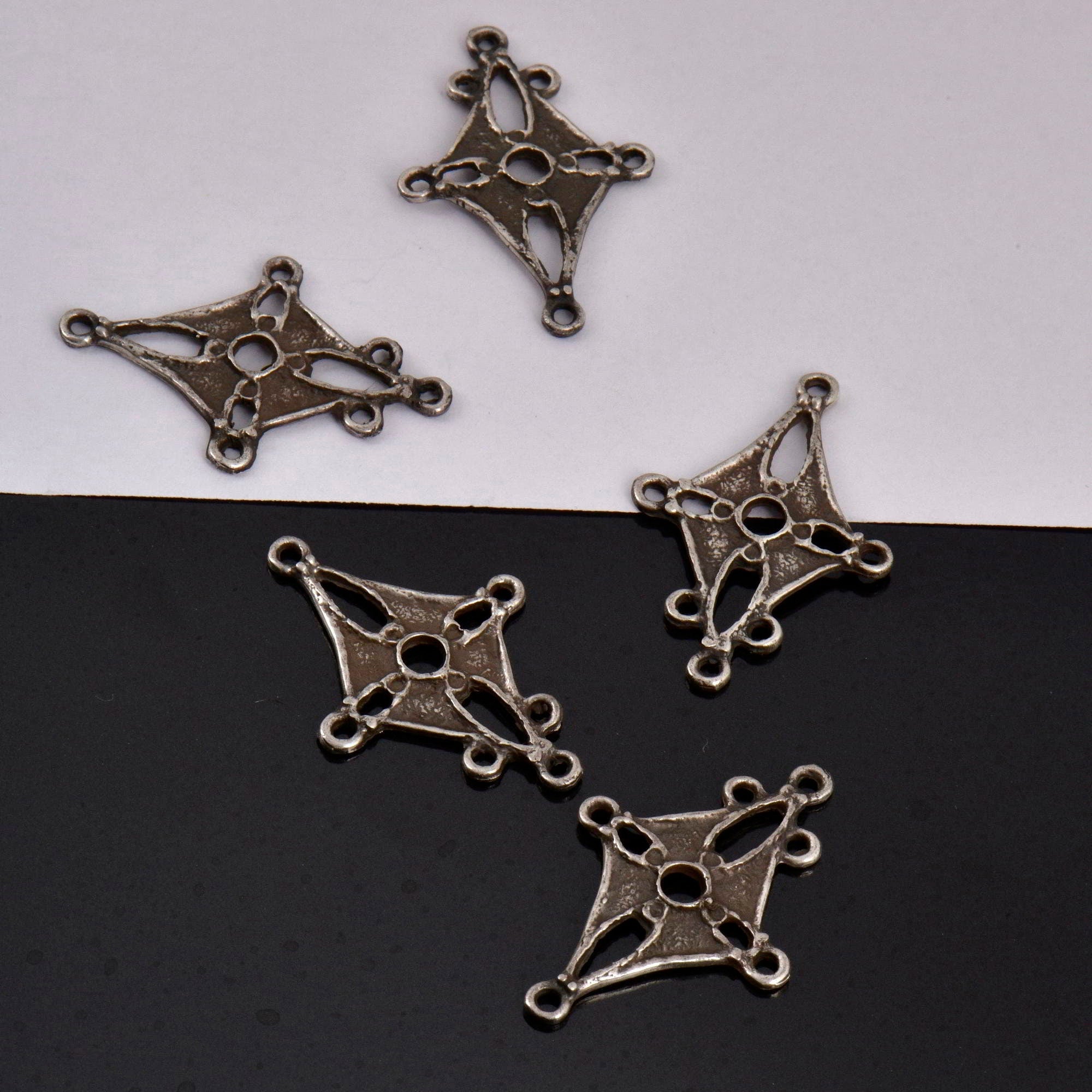 925 Sterling Silver & 24K Gold Vermeil Chandelier Component for Earring, Pendants, Chandelier Connector, Jewelry Findings, SV3/S3