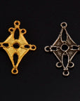 925 Sterling Silver & 24K Gold Vermeil Chandelier Component for Earring, Pendants, Chandelier Connector, Jewelry Findings, SV3/S3