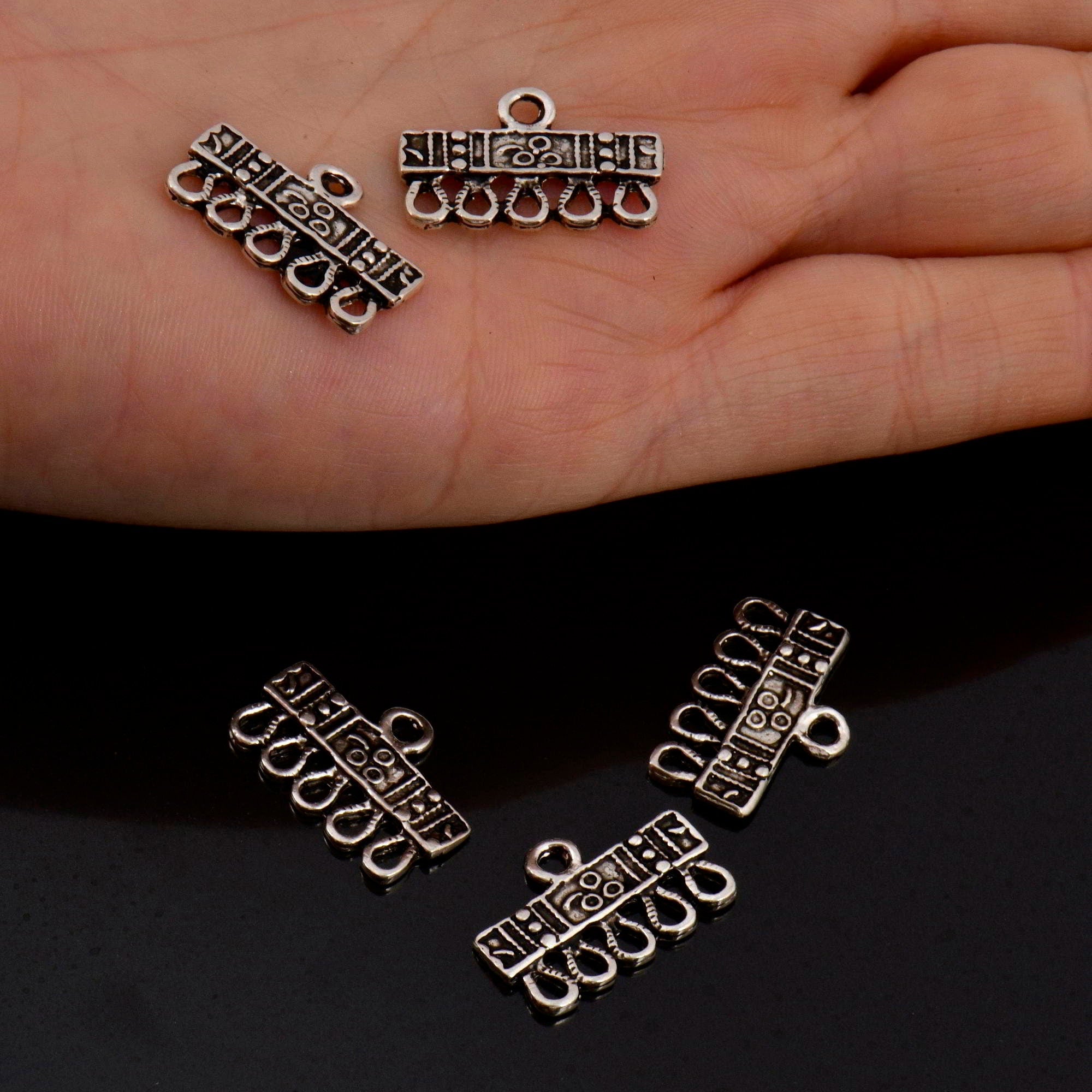 925 Sterling Silver & 24K Gold Vermeil Chandelier Component for Earring, Pendants, Chandelier Connector, Jewelry Findings, SV5/S5