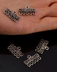 925 Sterling Silver & 24K Gold Vermeil Chandelier Component for Earring, Pendants, Chandelier Connector, Jewelry Findings, SV5/S5