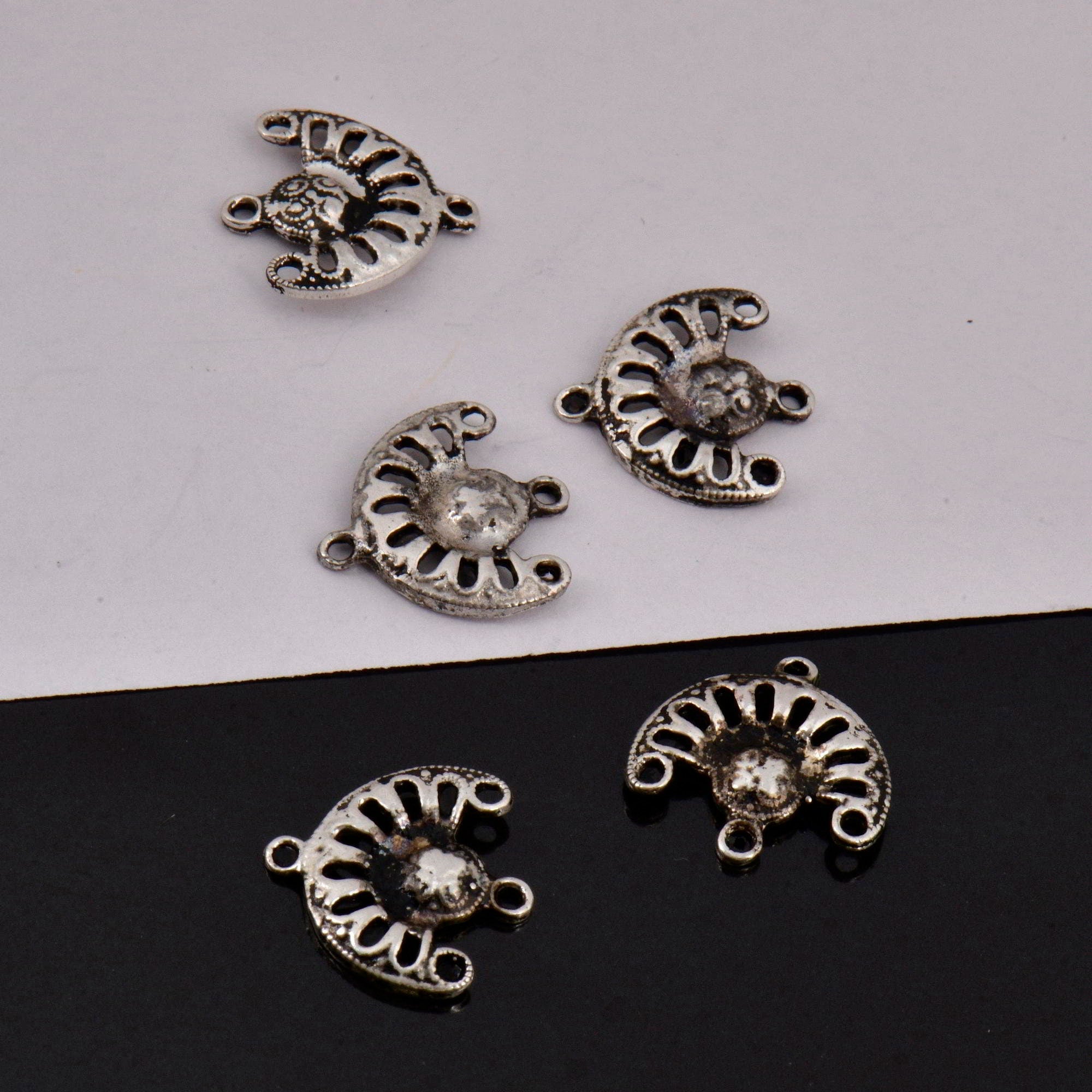 925 Sterling Silver & 24K Gold Vermeil Chandelier Component for Earring, Pendants, Chandelier Connector, Jewelry Findings, SV6/S6