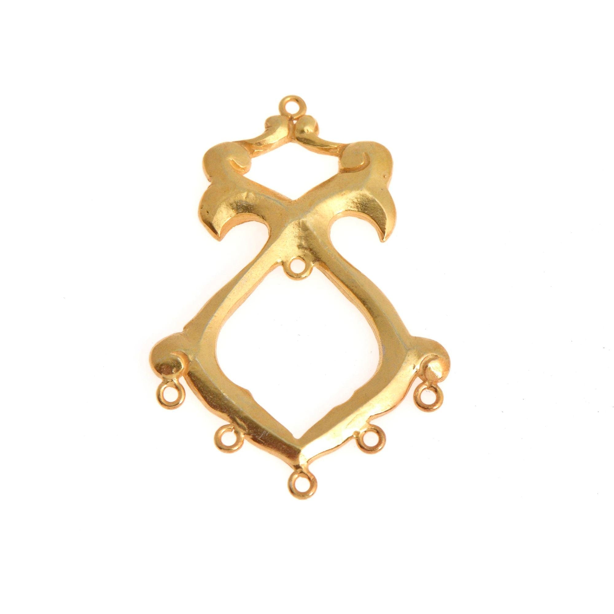 925 Sterling Silver Chandelier Component for Earring, Pendants, 24K Gold Vermeil Chandelier Connectors, Jewelry Findings, S9V