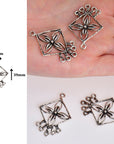 925 Sterling Silver & 24K Gold Vermeil Chandelier Component for Earring, Pendants, Chandelier Connector, Jewelry Findings, SV8/S8