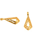 24K Gold Vermeil Filigree Dangle Charm, 925 Sterling Silver Rhombus Dangle Charm, Necklace Dangle Charm, Earrings Dangle Charm, S13V