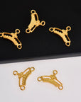 24K Gold Vermeil Chandelier Component for Earring, Pendants, 925 Sterling Silver Chandelier Connectors, Jewelry Findings, S18V