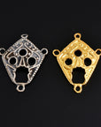 925 Sterling Silver & 24K Gold Vermeil Chandelier Component for Earring, Pendant, Chandelier Connector, Jewelry Finding, SV43/S43
