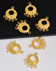 925 Sterling Silver & 24K Gold Vermeil Chandelier Component for Earring, Pendant, Chandelier Connector, Jewelry Finding, SV45/S45