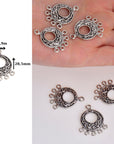 925 Sterling Silver & 24K Gold Vermeil Chandelier Component for Earring, Pendant, Chandelier Connector, Jewelry Finding, SV45/S45