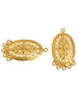 24K Gold Vermeil Chandelier Earring Component, Pendants, Gold Plated 925 Sterling Silver Chandelier Connectors, Jewelry Findings, S46V