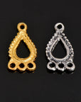 925 Sterling Silver & 24K Gold Vermeil Chandelier Component for Earring, Pendant, Chandelier Connector, Jewelry Finding, SV47/S47