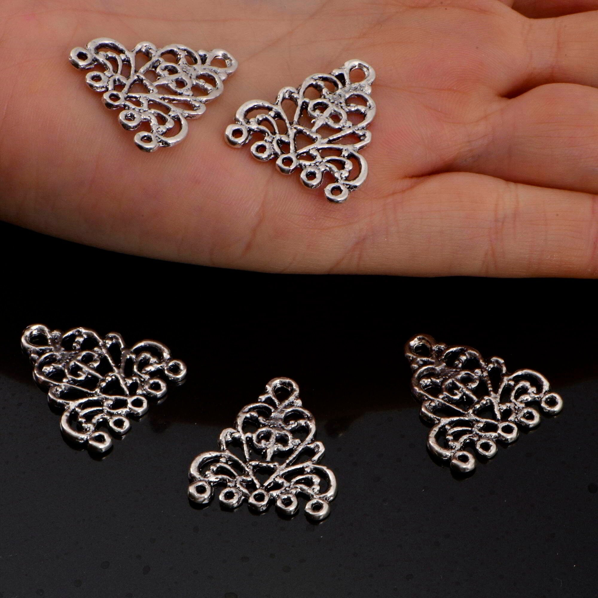 925 Sterling Silver Chandelier Component for Earring, Pendants, Solid Silver Chandelier Connectors, Chandelier Shape Jewelry Findings, S49