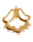 24K Gold Vermeil Chandelier Earring Component, Pendants, Gold Plated 925 Sterling Silver Chandelier Connectors, Jewelry Findings, S50V