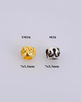 24K Gold Vermeil & 925 Silver Tube Beads, Antique Silver Tube Beads, Gold Plated Spacer Tube Beads, Silver Tube Beads, Jewelry Making, V/M16