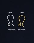 24K Gold Vermeil and 925 Silver Ear Wires, Plated Earring Hooks, Ball Ear Wires, Earrings Making Supply, Jewelry Making Findings, M38/VM38