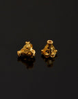 24K Gold Vermeil Filigree Bead Caps, Handmade Silver Bead Caps in 24K Gold, 925 Silver Bead Caps, Spacer Bead Caps, Jewelry Supplies, VM83