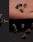 925 Sterling Silver Filigree Bead Caps, Handmade Silver Bead Caps, Solid Silver Bead Caps, Spacer Bead Caps, Jewelry Supply, M84
