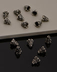 925 Sterling Silver Filigree Bead Caps, Handmade Silver Bead Caps, Solid Silver Bead Caps, Spacer Bead Caps, Jewelry Supply, M84