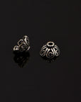 925 Sterling Silver Filigree Bead Caps, Handmade Silver Bead Caps, Solid Silver Bead Caps, Spacer Bead Caps, Jewelry Supply, M90