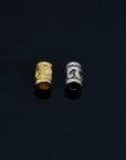 24K Gold Vermeil & 925 Silver Tube Beads, Gold Plated Tube Beads, Silver Spacer Tube Beads, Silver Tube Beads, Jewelry Making Supply, VM/M20