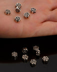 925 Sterling Silver Round Spacer Beads, Handmade Silver Spacer Beads, Solid Silver Spacer Beads, Jewelry Supply, M93