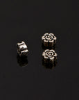24K Gold Vermeil & 925 Silver Round Spacer Beads, Handmade Silver Spacer Beads in Gold, Silver Spacer Beads, Jewelry Supplies, M/VM93