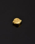 24K Gold Vermeil Turtle Spacer Beads, Handmade Silver Spacer Beads in 24K Gold, 925 Silver Spacer Beads, Jewelry Supplies, VM95