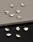 24K Gold Vermeil & 925 Silver UFO Spacer Beads, Handmade Silver Spacer Beads in 24K Gold, Gold Spacer Beads, Jewelry Supplies, M/VM97
