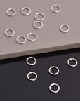 Dia 7mm & Ga.5 925 Sterling Silver CLOSED Jump Rings, tough, High Quality in Silver Hollow Rings , Jewelry Supplies, Findings, M103D