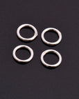 Dia 7mm & Ga.5 925 Sterling Silver CLOSED Jump Rings, tough, High Quality in Silver Hollow Rings , Jewelry Supplies, Findings, M103D