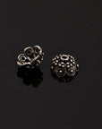 925 Sterling Silver Filigree Bead Caps, Handmade Silver Bead Caps, Solid Silver Bead Caps, Spacer Bead Caps, Jewelry Supply, M85
