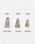 925 Sterling Silver Cone Shape Bead, Solid Silver Cone Bead Cap, Antiique Silver End Bead Cones, Pyramid Bead Caps, Jewelry Findings, M29A-C